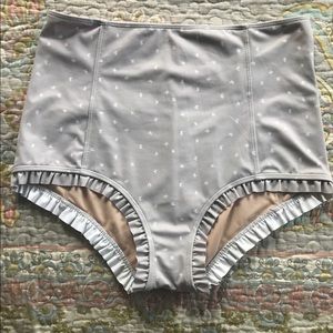 Kortni Jeane All Ruffled Up Bottoms Beige Flake